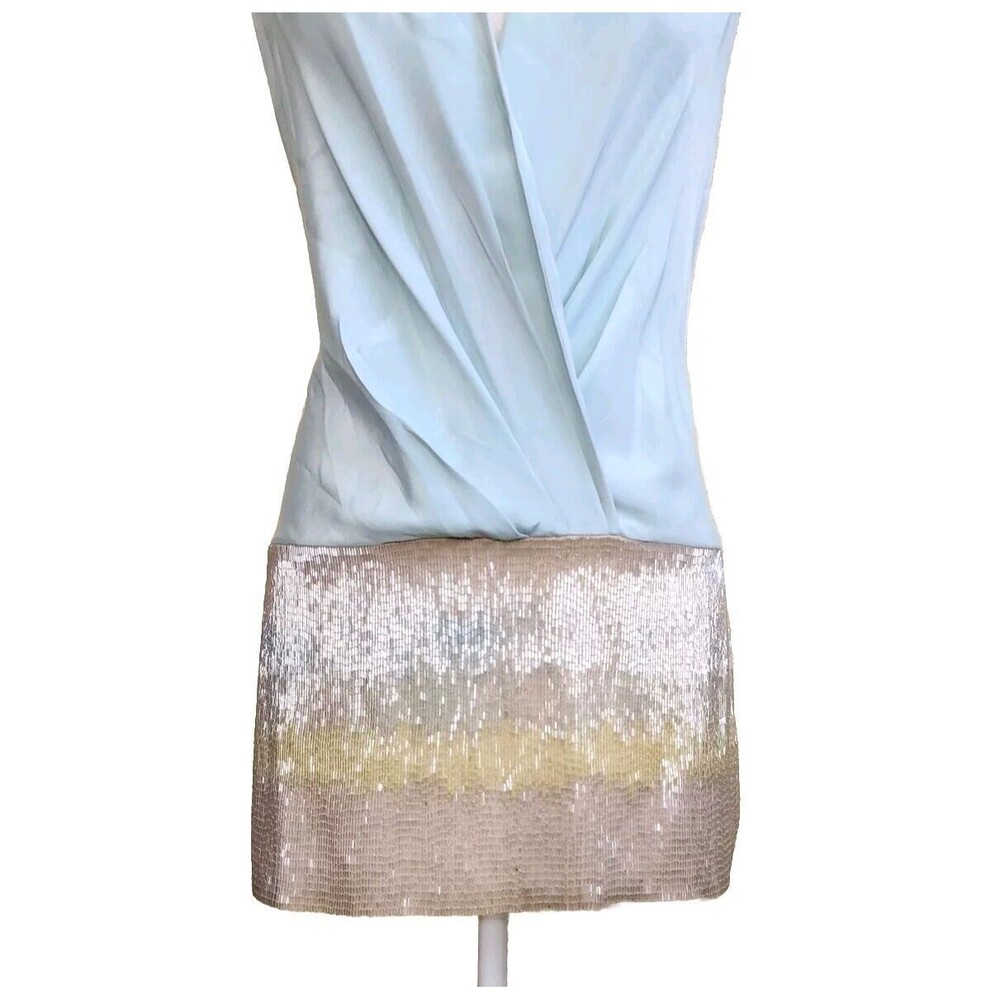 Gomez Garcia London mini designer Dress Beaded Silk size US 6 Retail $1,800 EUC - Picture 2 of 12
